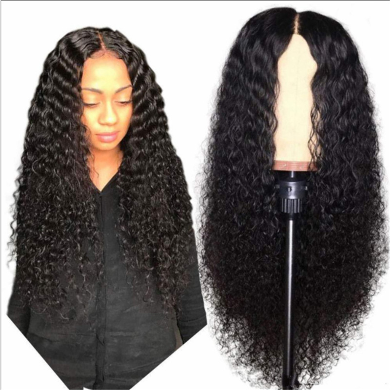 Wig Europe and America Africa small roll wig ladies long curly hair hand wrapped tube small curly hair headgear manufacturers