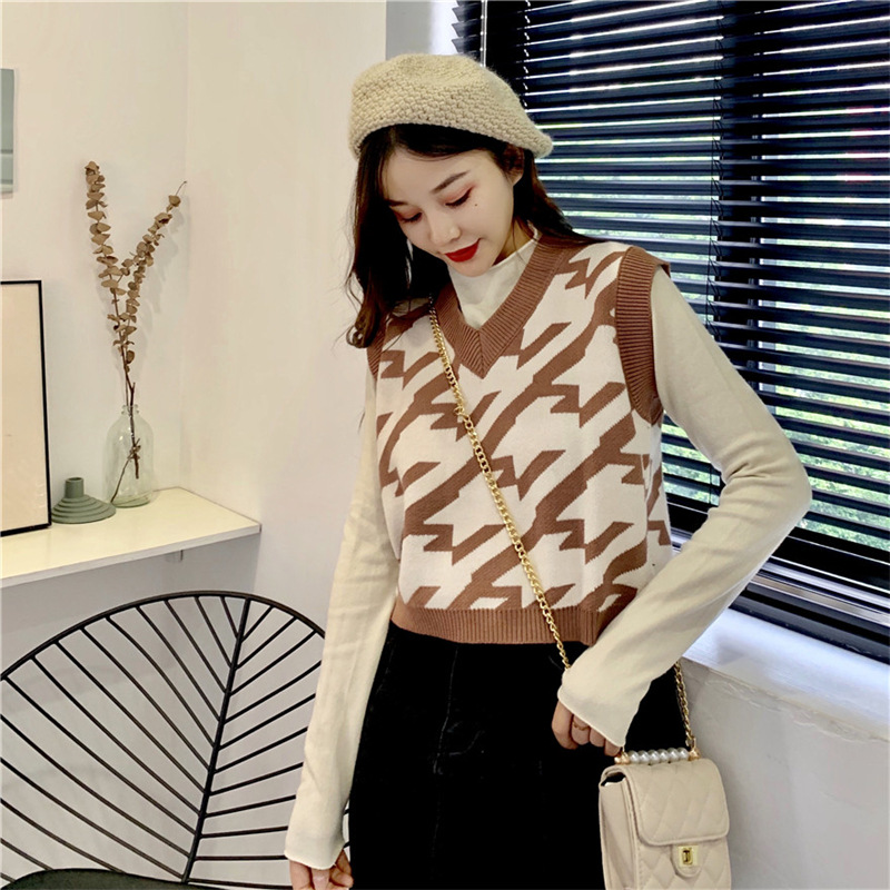 Chaleco de punto Chaleco de las mujeres abrigo primavera y otoño 2023 nueva ropa de abrigo chaleco primavera suéter ropa de abrigo superior