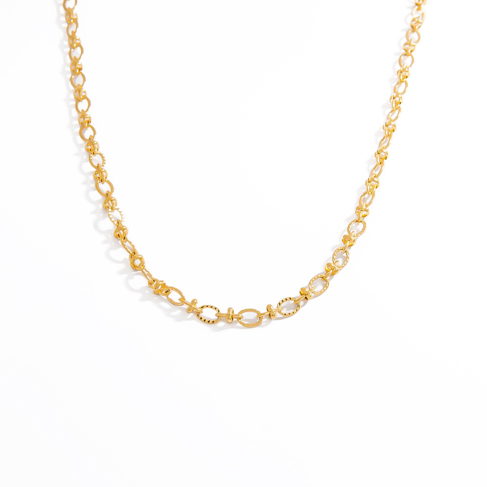 20g Weight PVD Coated Gold Plating Process Chain Jewelry Making Type 18K Real Gold Plated Plating Material cable chain Chain Type 1 Piece Quantity 304 Stainless Steel Material Geometric Pattern Simple Style Style Plating Craft 1 Piece 304 Stainless Steel Cable Chain Chain Necklace Chain 21
