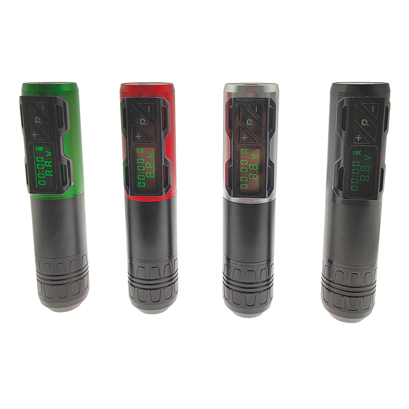 Pluma de carga inalámbrica de la pluma del tatuaje Xia 'an estructura tatuaje equipo línea de corte niebla integrado aguja batería Accesorios