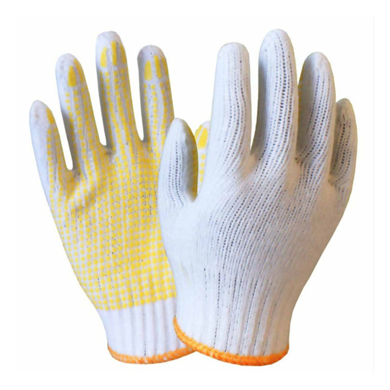 海太尔/HTR 0003 防滑点塑舒适手套棉纱点塑工作手套