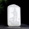 Dragon-shaped decoration white jade, pendant, dragon and phoenix, wholesale