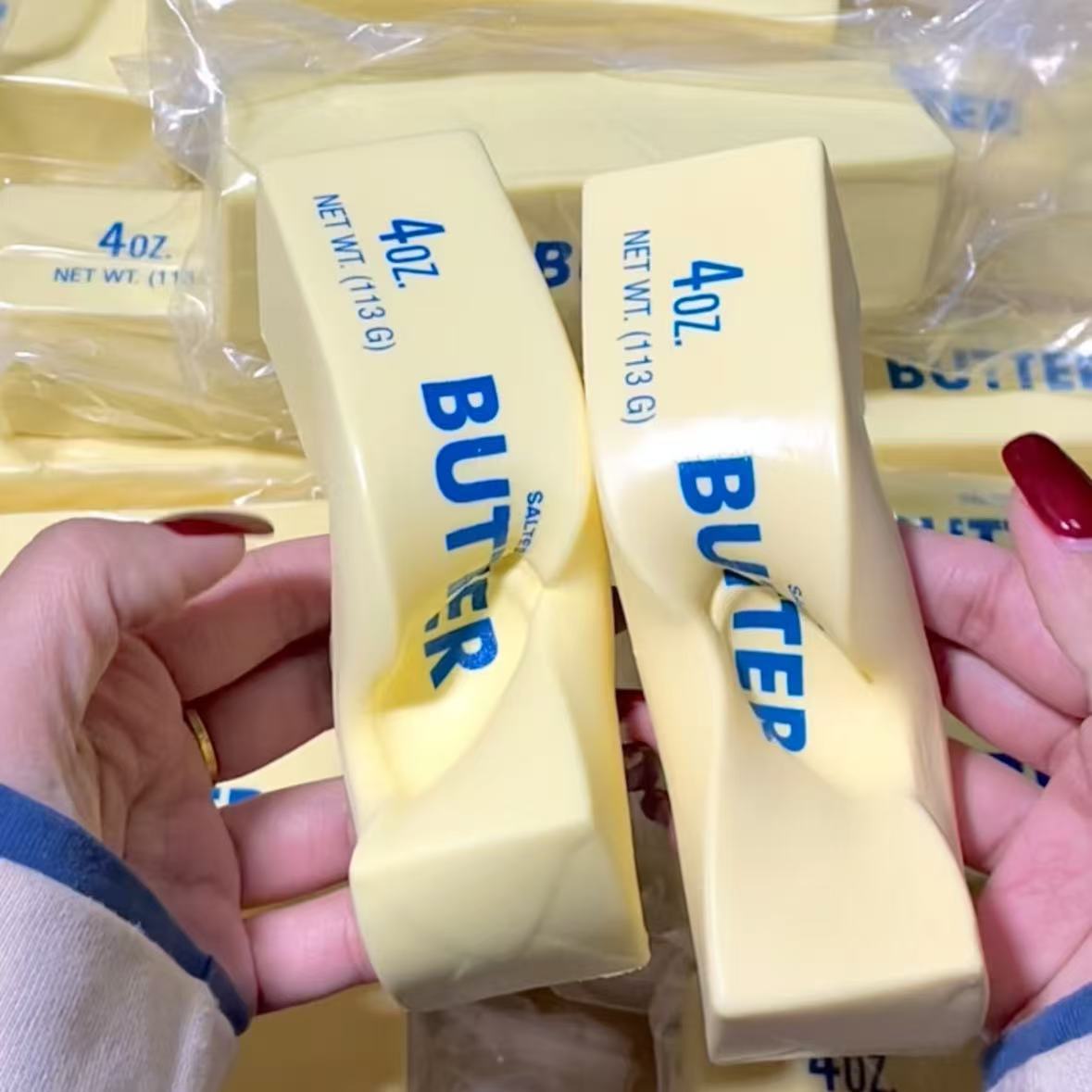 Juguete blandito de masa cruda de pan blanco de rebote ultra lento, de textura suave, ideal como regalo, se puede enviar en nombre de terceros.