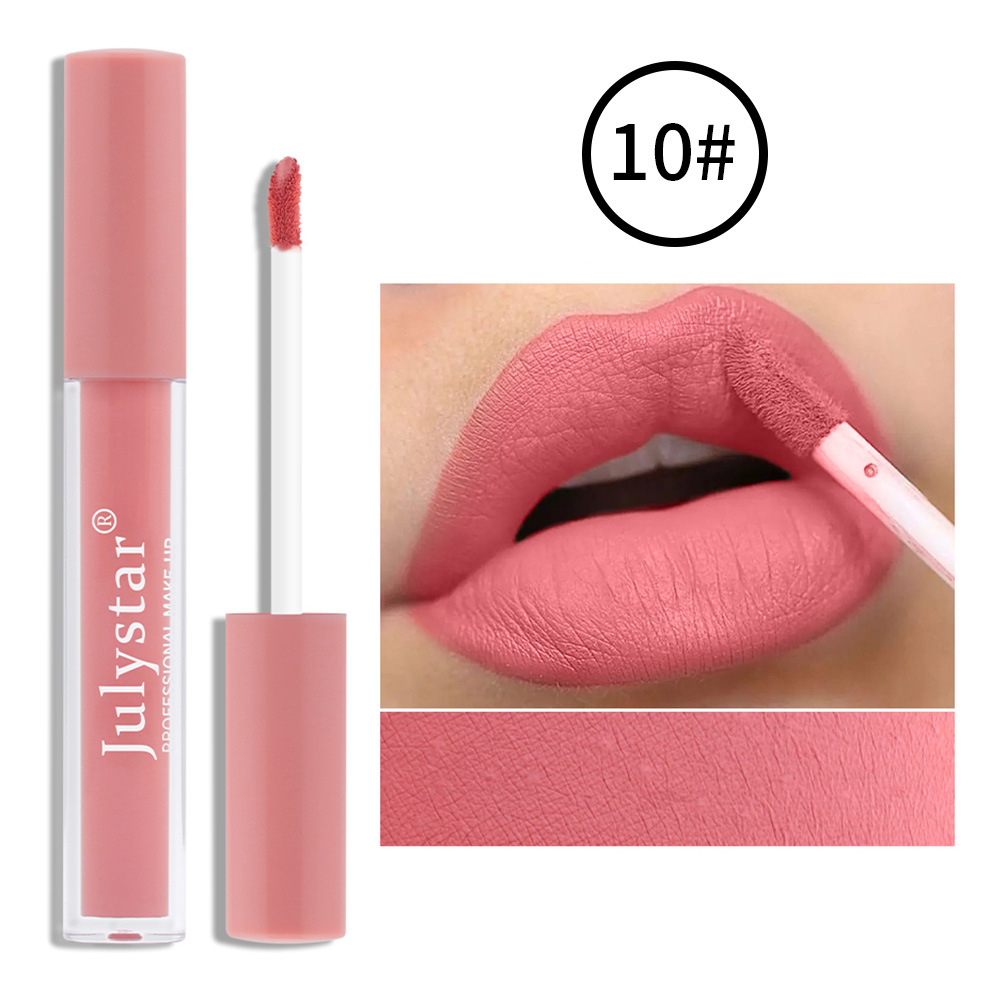 Lápiz Labial Mate Dulce Sin Manchas En La Taza De Maquillaje Sin Decoloración Brillo De Labios 1 Pieza display picture 10