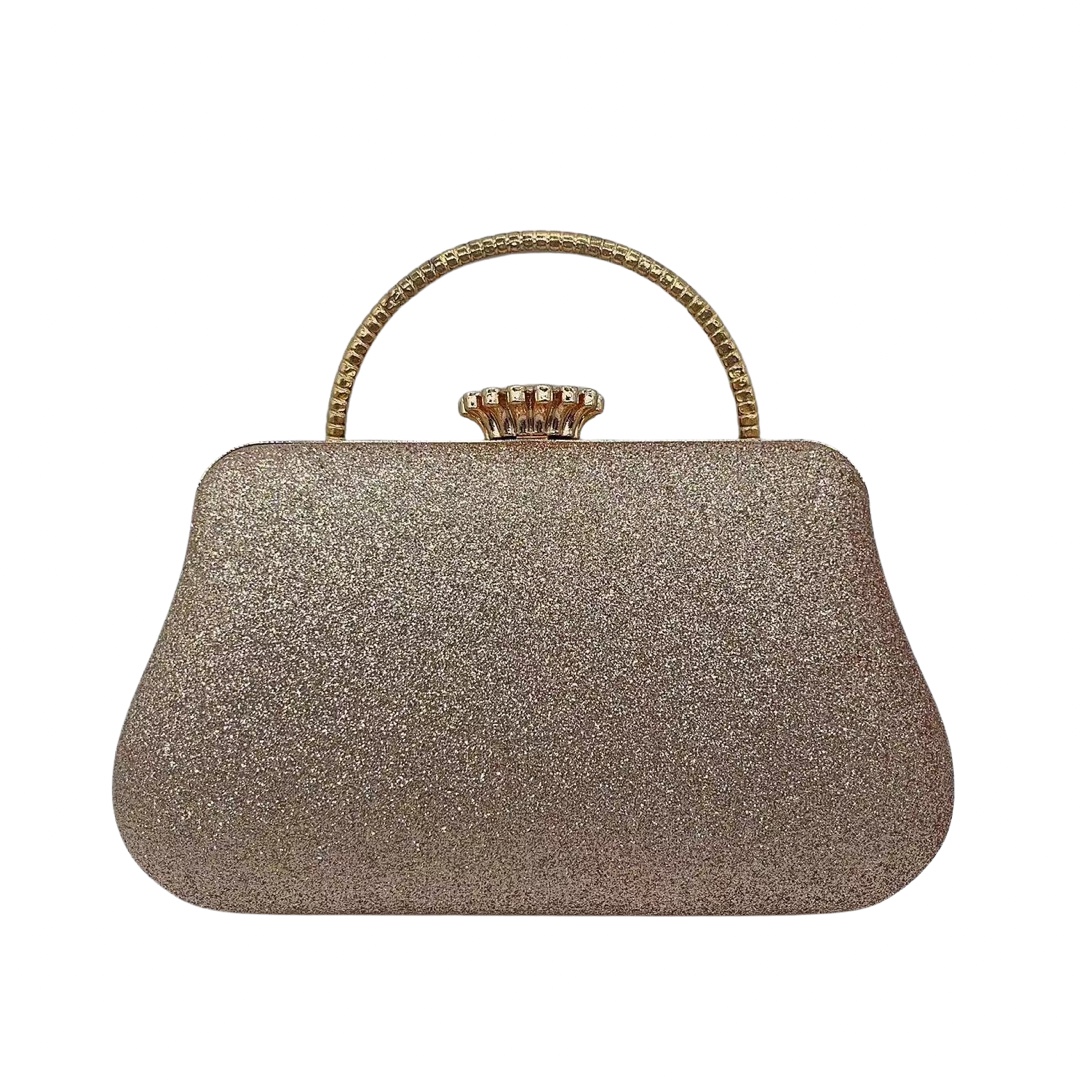 Minimalist Leather Evening Bag Bow Knot Party Clutch Bag For Women European And American Style - Thumbnail 4