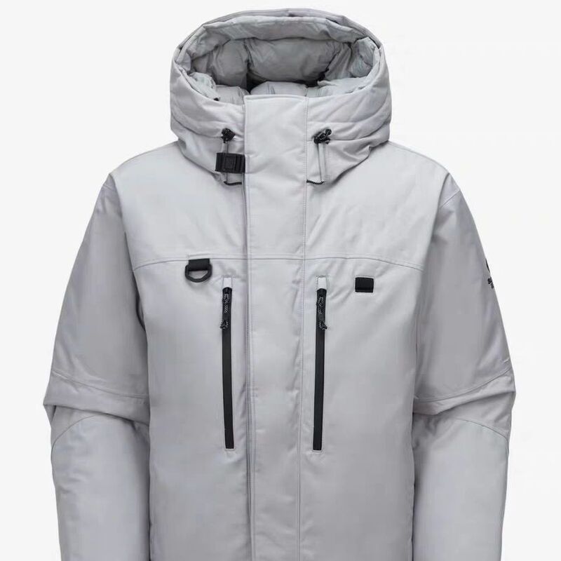 2025 New Style Putian High Version Himalayan down Jacket Embroidered Multi-Pocket Hooded One-Piece Parka Couple Style Jacket