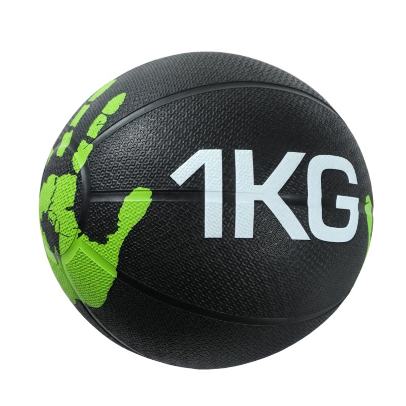 Palma de goma medicina bola de entrenamiento de cintura y abdomen entrenamiento de rehabilitación bola de equilibrio de gravedad inelástica bola de rehabilitación de fitness