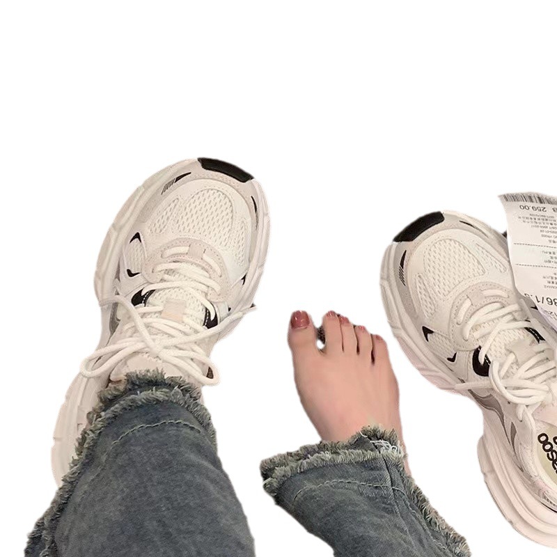 Women's Breathable Running Shoes With Thick Sole For Summer_voghion.com