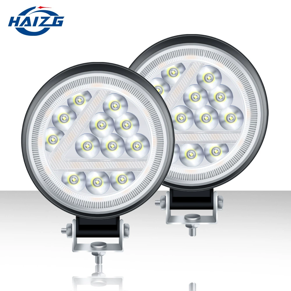 HAIZG Автомобильный светодиодный рабочий свет круглый 36 Вт рабочий свет внедорожника прожектор вспомогательный свет желтый/белый свет