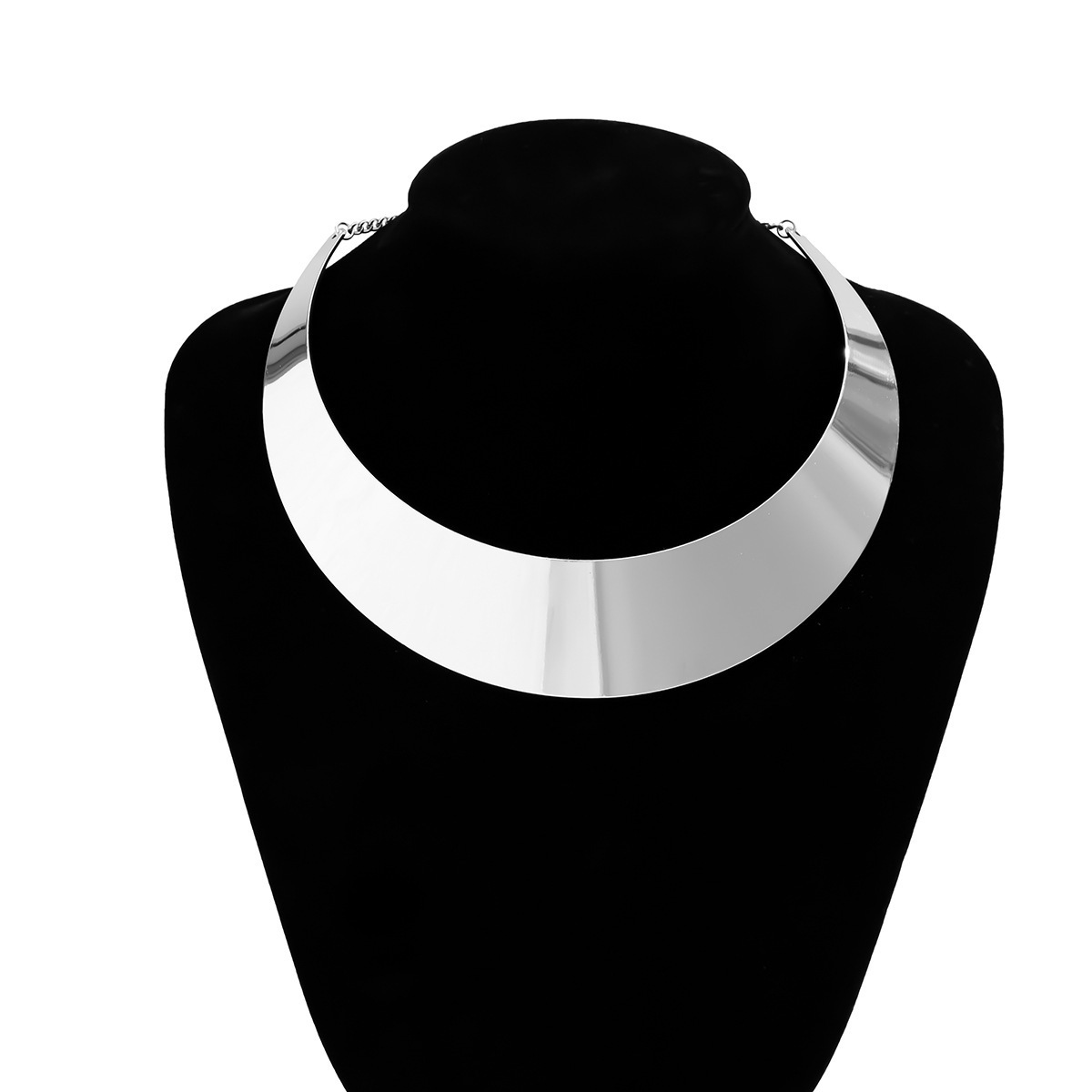 Europa y América cruzada de moda simple collar en V hombre moda callejera collar mujer hip-hop retro collar