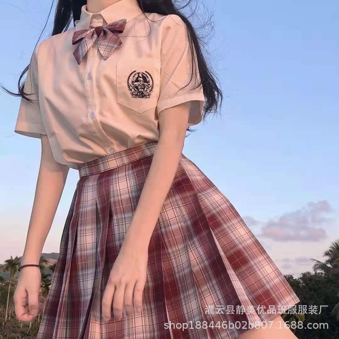 日系合集jk格裙学生衬衫套装 jk制服 jk裙高腰百褶裙短裙厂家直供-阿里巴巴