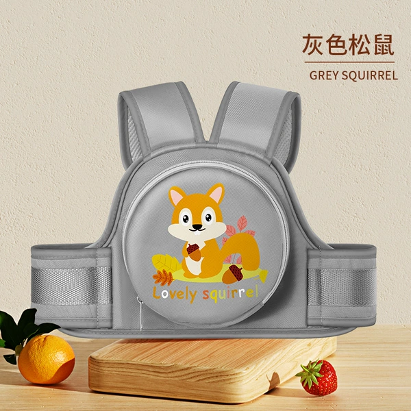 The buckle is upgraded and stronger [Gray Squirrel] - with zipper bag