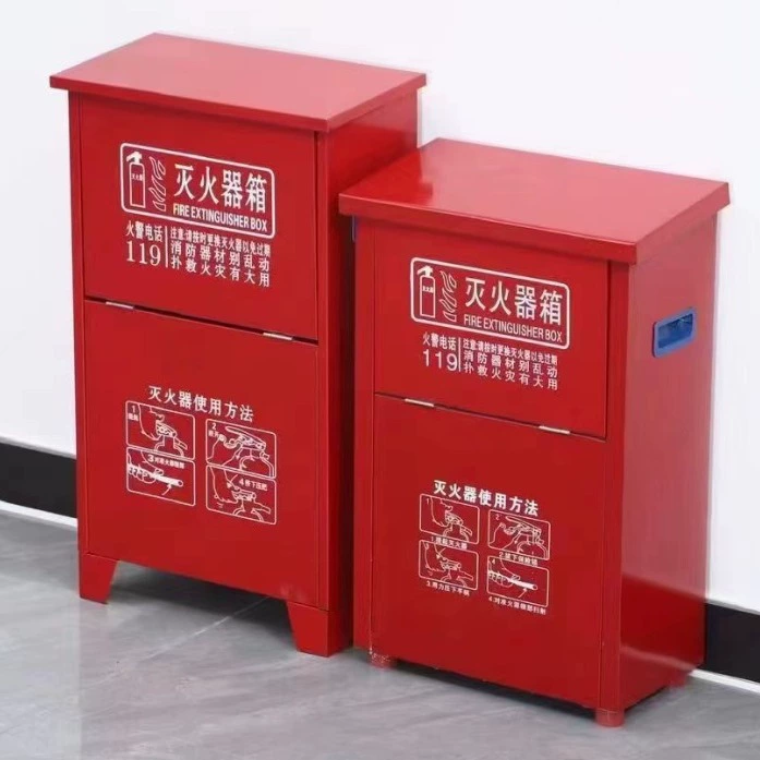 Огнетушащий ящик 2 только специальный ящик для хранения 4KG пожарный ящик пустая коробка порошковый огнетушитель пожарный ящик