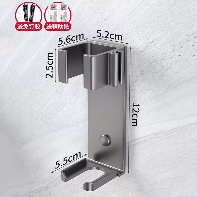 Baño rizador de pelo rack baño Punch libre eléctrico pelo recto peine rack montado en la pared estante de almacenamiento de madera contrachapada Comercio exterior transfronterizo