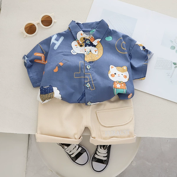 AL Fox Shirt Blue