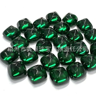 The ring surface green nano sugar tower fertilizer square 4x 4 5x 5 12x 12mm sharp crystal blue nano tower type 5# red corundum plain surface