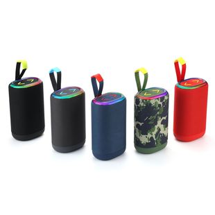 Cross-Border Popular Waterproof Bluetooth Speaker P17 Pro Wireless Rgb Stereo Fm Fabric Card Subwoofer