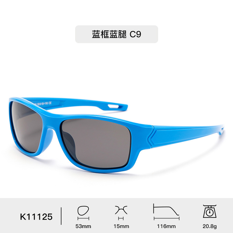 2025 nuevas gafas de sol polarizadas para niños gafas deportivas de ciclismo a prueba de viento para mujeres gafas de sol de silicona de moda para hombres