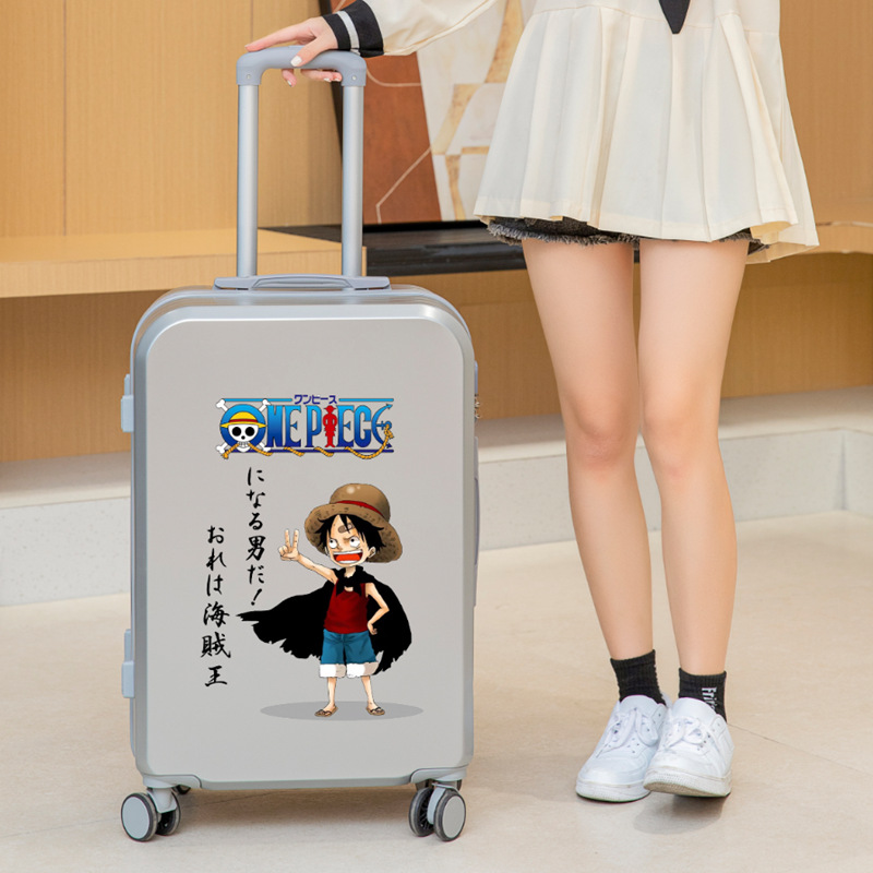 Qicheng Yugui caja de la carretilla del perro lindo equipaje de 18 pulgadas de dibujos animados estudiante femenino de alta apariencia japonés embarque caso