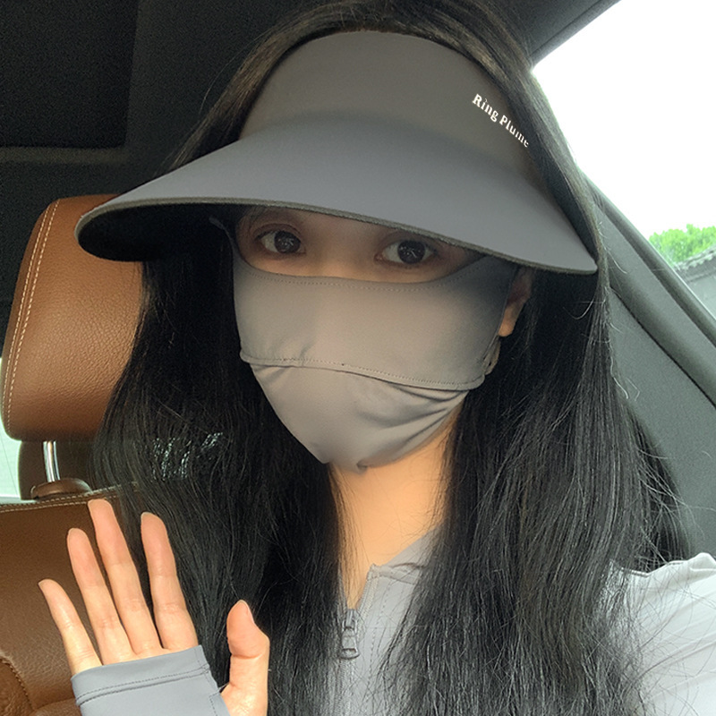 Women's Sun Visor Hat For Summer Uv Protection And Riding_voghion.com
