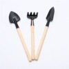 Muchen Garden Tools Three -piece Suite Skin Skin Tiejin Mini Garden Set Family Flower Tools