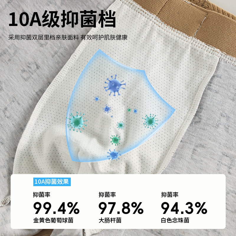 Pantalones íntimas de hombre, algodón, pantalones cortos de hombre, pantalones de algodón, pantalones íntimos de hombre