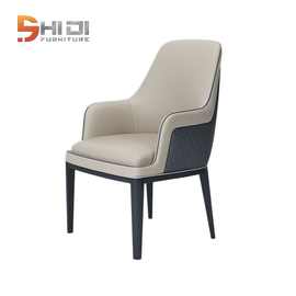 现代轻奢餐椅简约家用北欧人气餐桌椅子宾利高端洽谈办公椅书桌椅