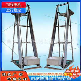 新兴县 零件提料机 垂直装袋单斗提升机图片 鑫旺机械翻斗上料机