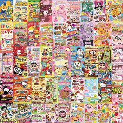 50枚プレイシールステッカー漫画かわいいシリーズクリエイティブ装飾アルバムギター携帯電話コンピュータ落書きステッカー