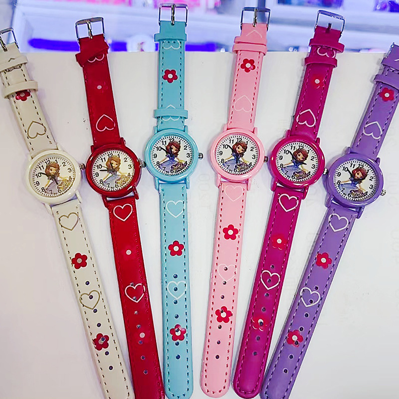 Venta caliente de relojes para niños al por mayor AliExpress comercio electrónico transfronterizo suministro cinturón dibujos animados niño escuela primaria reloj de cuarzo