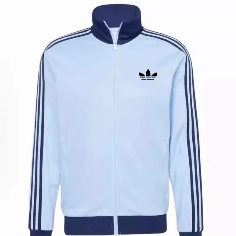 Cross-Border Foreign Trade Clover Sports Jacket Jacket for Men and Women Couples Trendy Brand Cardigan Stand Collar Sweatshirt Top Long Sleeves