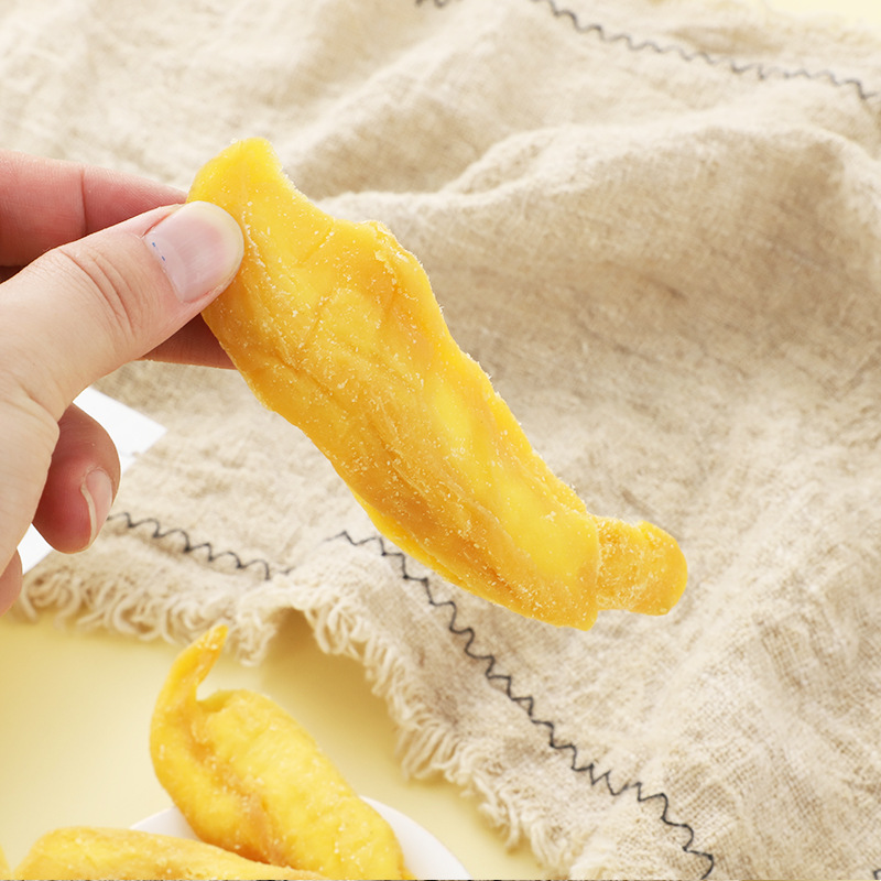 Mango Dried Fruit 200g Bag, Sweet and Sour Dried Fruit, Office Snack, Mango Dried Fruit Wholesale