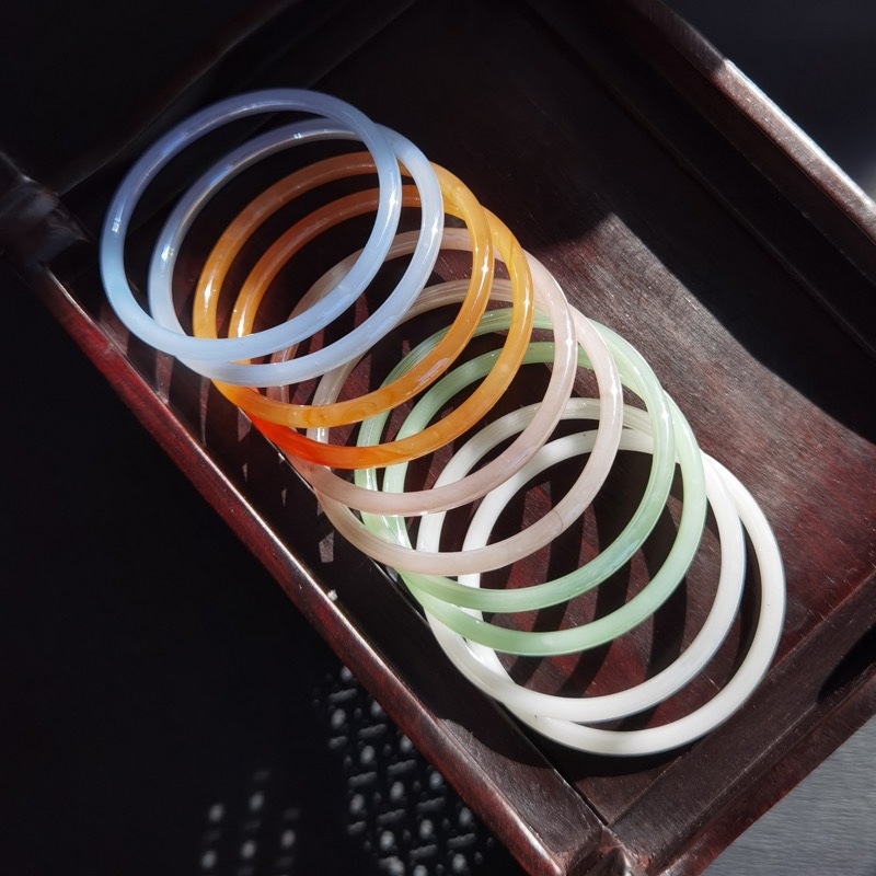 ancient style han chinese clothing glass jingle bracelet pendant bracelet chinese style super fairy thin bracelet ancient costume everyday joker bracelet for women