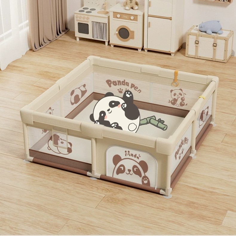 Valla de Juego para Niños, Barrera Protectora de Tela Anticolisión para Gateo en Interiores, Barrera Protectora para Bebés en el Hogar