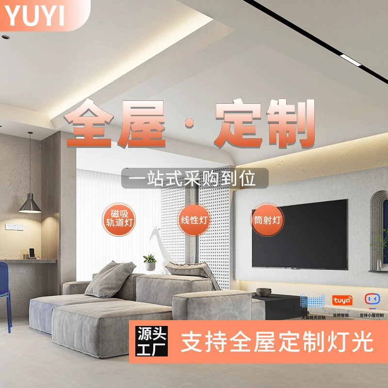 Комплексные системы освещения для всего дома с голосовым управлением, светодиодными лампами, магнитным диммированием и умными прожекторами