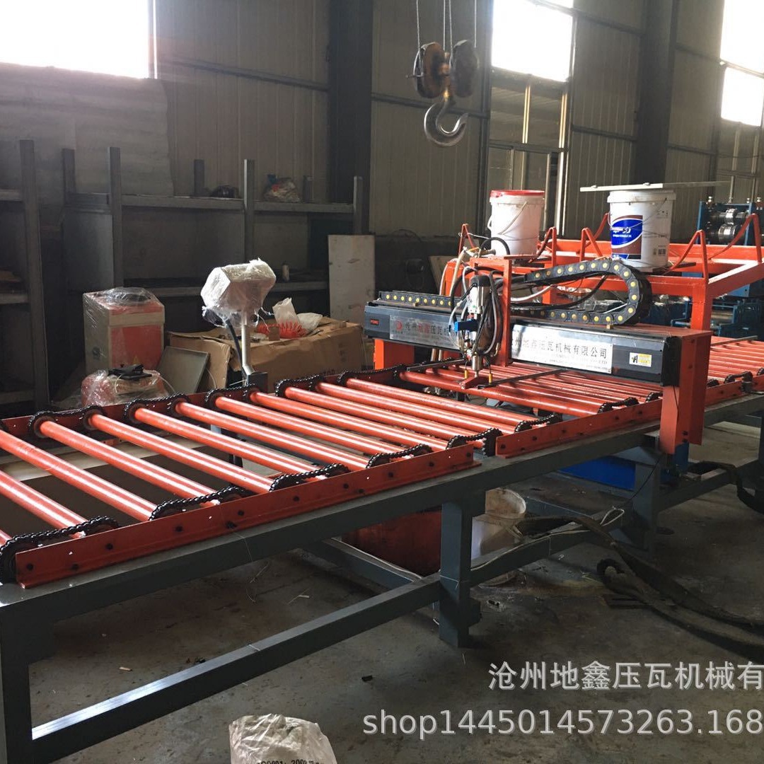 沧州地鑫压瓦机 供应1200mm全自动淋胶机设备压瓦机