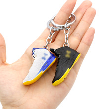 库里1代3D立体篮球鞋钥匙扣创意潮流玩具饰品挂件包包挂饰钥匙链