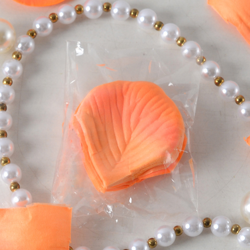 Simulación de pétalos de rosas dulces 100 piezas de tela no tejida propuesta de matrimonio de la atmósfera de cumpleaños esparcida a mano