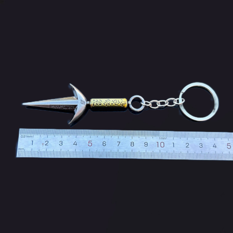 火影四代目苦无钥匙扣动漫周边玩具挂件9cm苦无收藏小礼物小玩具|undefined
