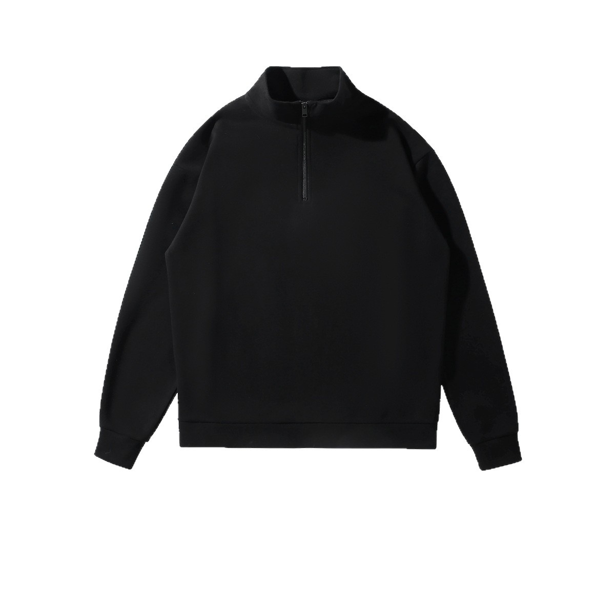 Men's Turtleneck Half-zipper Sweater With Stand-up Collar_voghion.com