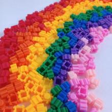 积木散称兼容乐高8mm小颗粒儿童DlY自由拼装拼插玩具厂家批发益智