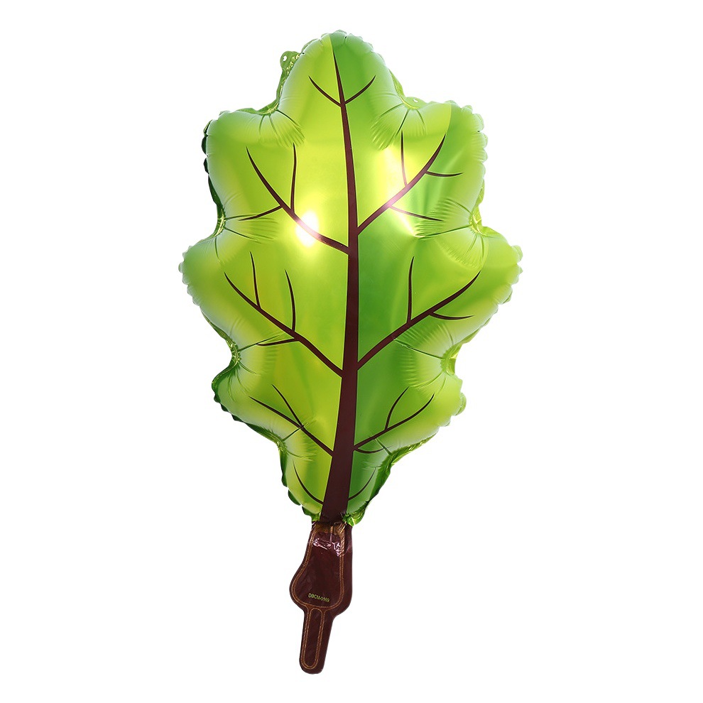 Hoja globo película de aluminio papel de aluminio globo escena decoración fiesta Acción de Gracias hoja forma diseño escena globo