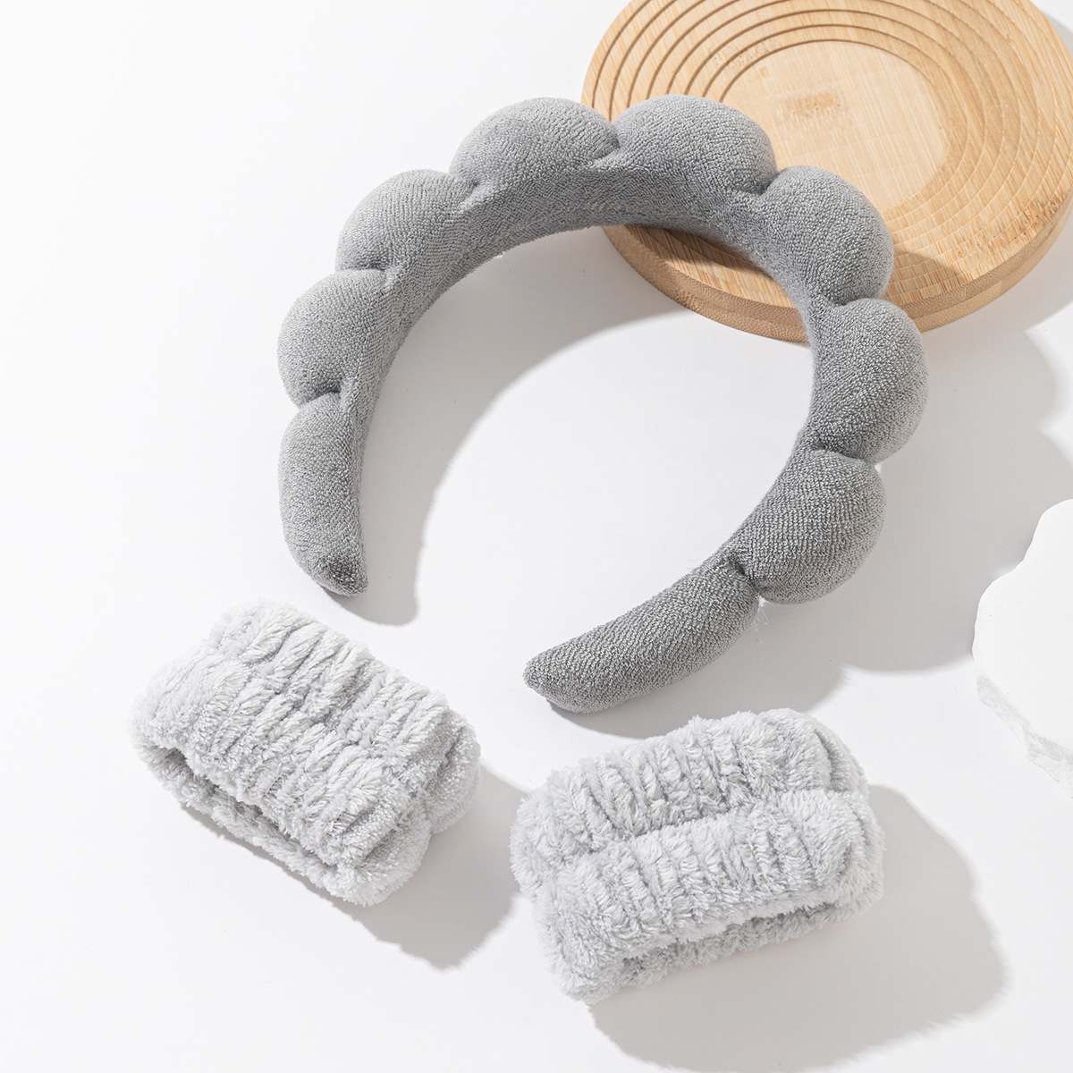 Nube transfronteriza cabello abrazadera de agarre conjunto de huevos multicolores flores de agarre abrazadera de gran tamaño correa de muñeca impermeable al por mayor