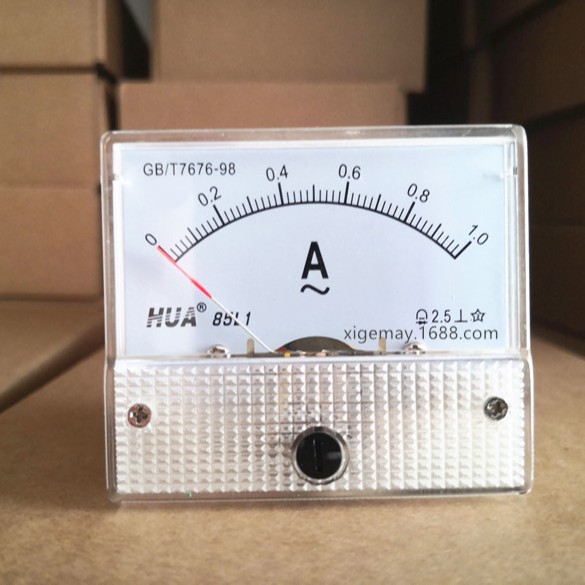 交流指针电流表AC0-20MA毫安表100MA200ma500MA1A2A3A5A10A电流表