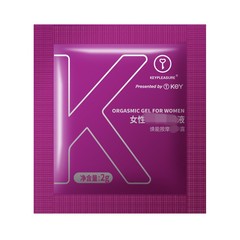 KEY Trial Pack Female Moisturizing Gel Bag Simple Packaging KEY Energetic Female Moisturizing Gel Nude Strip Adult Novelty Product