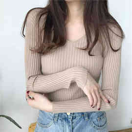 浣熊毛短款针织小开衫秋冬女装2025新款圆领叠穿打底毛衣外套上衣