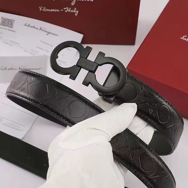 Half pattern black buckle [clip buckle-gift box] / 105cm