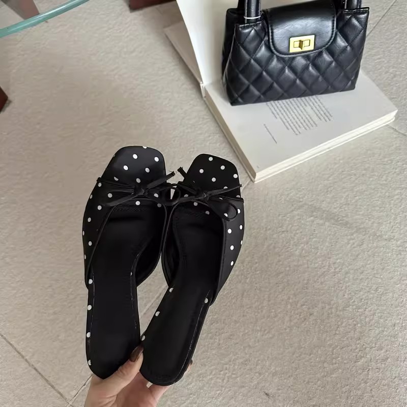 Sandalias Zuecos Sin Talón para Mujer de Superfibra y Caucho, Antideslizante image 2