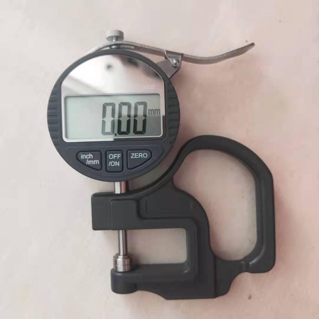 数显测厚规0-10MM/0.01手持式卡规　纸张薄膜百分测厚仪