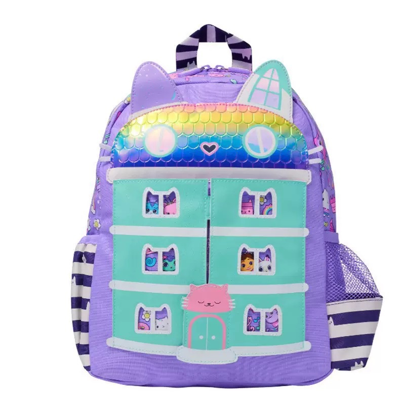Australia Smiggle caricatura mochila de tamaño medio jardín de infantes mochila de hombro 3D con sombrero de caricatura